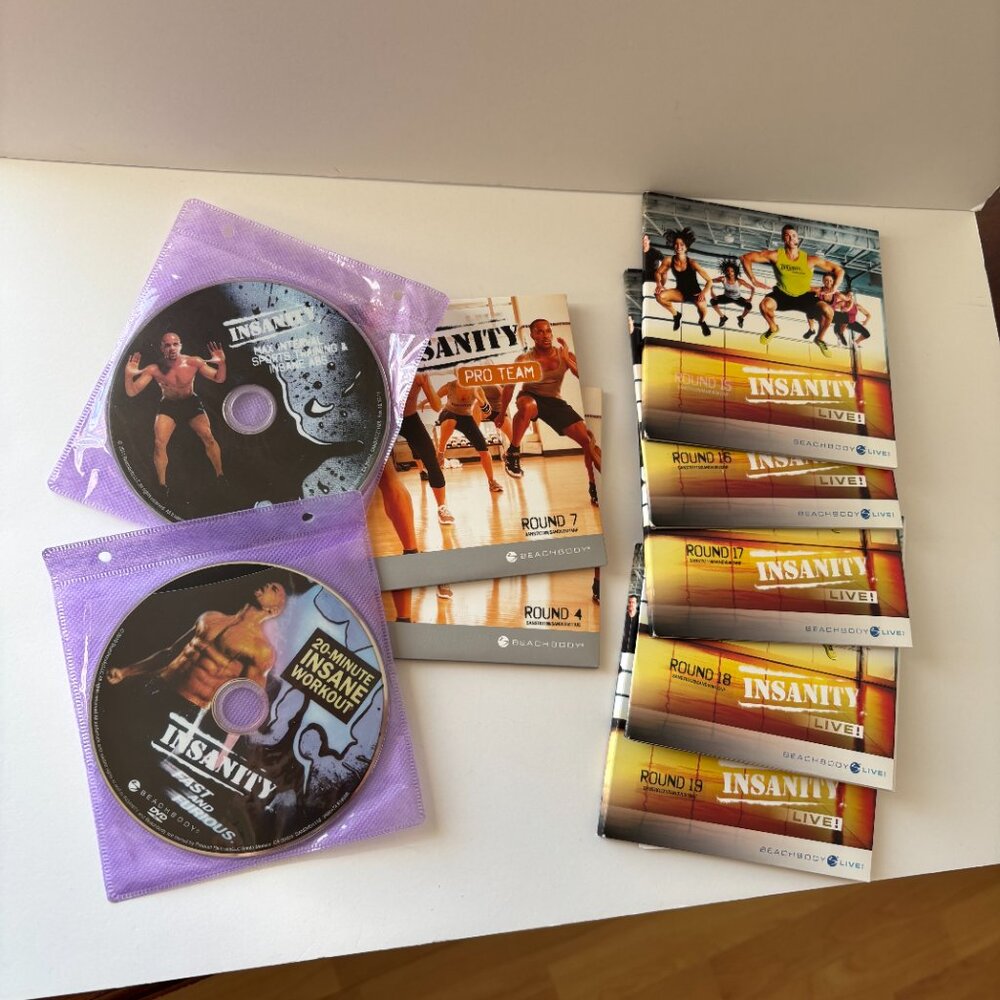 Beachbody Insanity Live Instructor DVDs Rounds 15-19, 4 +7 (Pro Team)